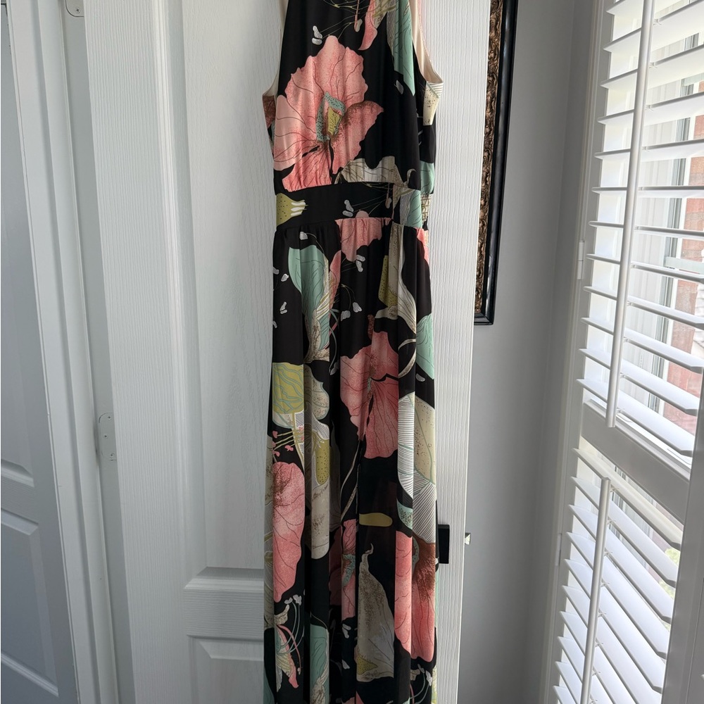 Xtaren Pink Halter Maxi Sundress for Weddings